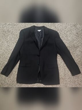 Merona Black Men's Slim Fit Two-Button Notch Lapel Blazer